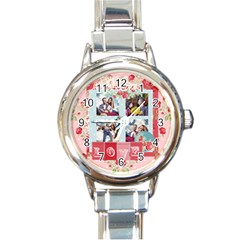 love - Round Italian Charm Watch