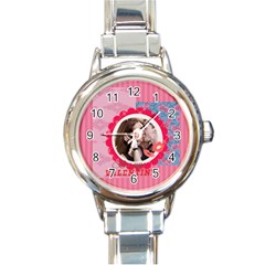 love - Round Italian Charm Watch