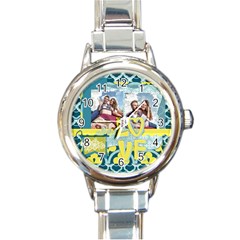 love - Round Italian Charm Watch