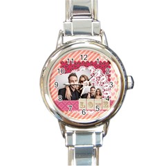 love - Round Italian Charm Watch