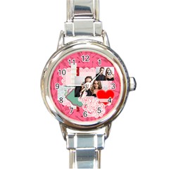 love - Round Italian Charm Watch