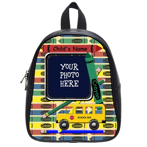 School Backpack Small By Chere s Creations Front
