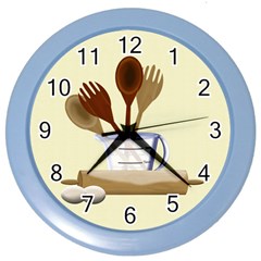 Kitchen Clock Yellow - Color Wall Clock