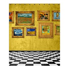 gold shower curtain - Shower Curtain 60  x 72  (Medium)