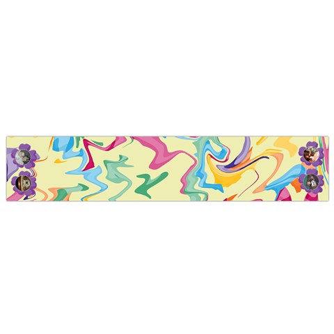Color Splash Flano Scarf (small) By Kim Blair Back