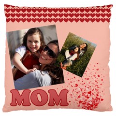 mothers day - Large Premium Plush Fleece Cushion Case (One Side)