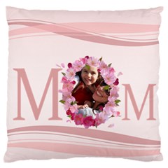 mothers day - Large Premium Plush Fleece Cushion Case (One Side)