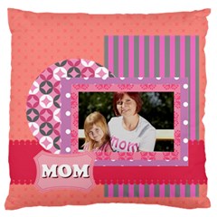 mothers day - Large Premium Plush Fleece Cushion Case (One Side)