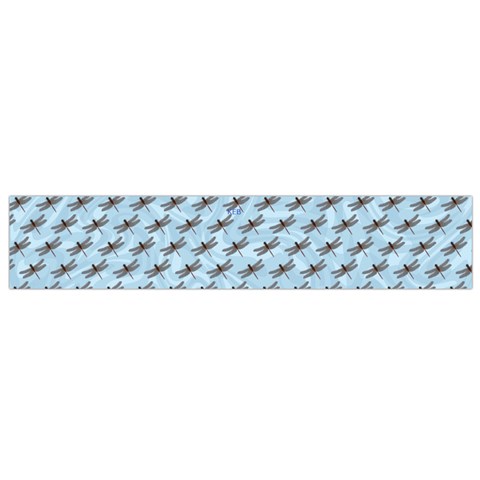 Blue Dragonfly Flano Scarf (small) By Kim Blair Front