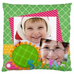 easter - Large Premium Plush Fleece Cushion Case (One Side)