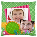 easter - Large Flano Cushion Case (Two Sides)
