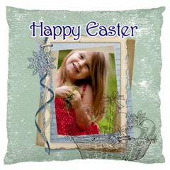 easter - Large Premium Plush Fleece Cushion Case (One Side)