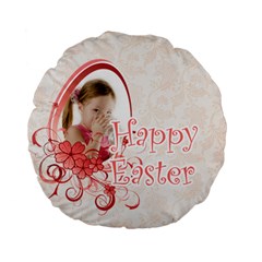 Easter - Standard 15  Premium Plush Fleece Round Cushion 