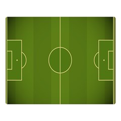 football - Two Sides Premium Plush Fleece Blanket (Large)