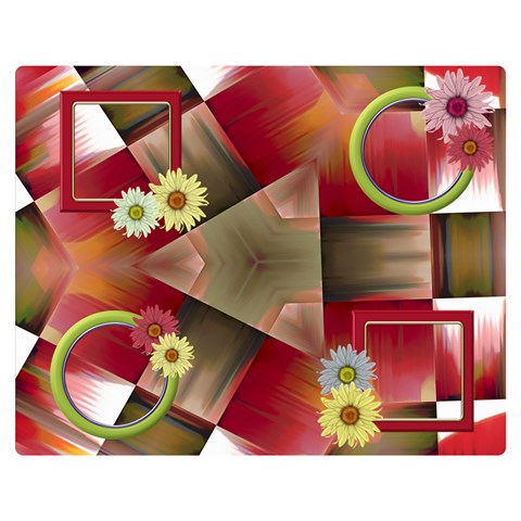 Happy Blanket 2 Sided Flano (medium) By Deborah 60 x50  Blanket Back