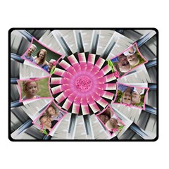 Pretty Pinwheel Double Sided Fleece (small) - Two Sides Fleece Blanket (Small)