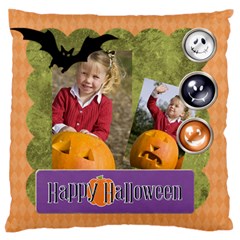 halloween - Large Premium Plush Fleece Cushion Case (Two Sides)