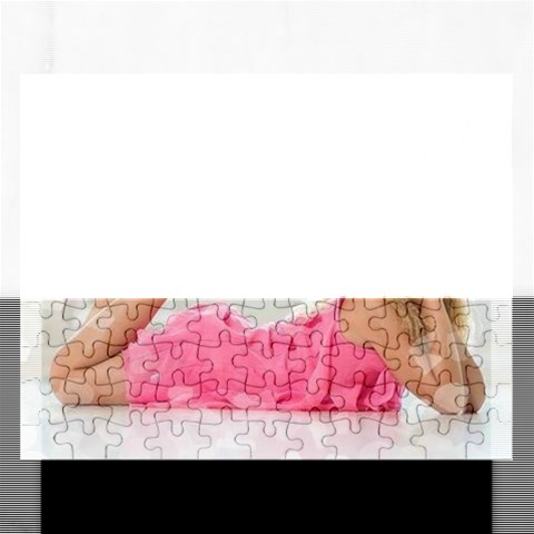 Puzzel   Little Girl In Pink By Pamela Sue Goforth Front