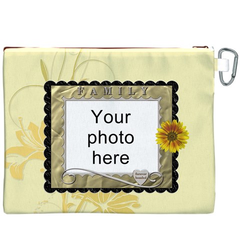 Family Xxxl Canvas Cosmetic Bag By Lil Back