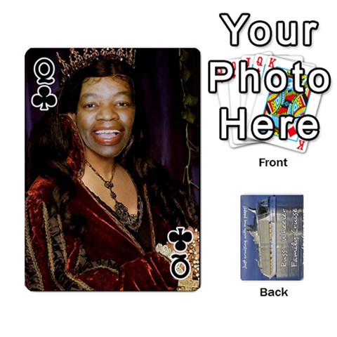 Queen Family Cruise Cards By Michelle s Cakes Front - ClubQ
