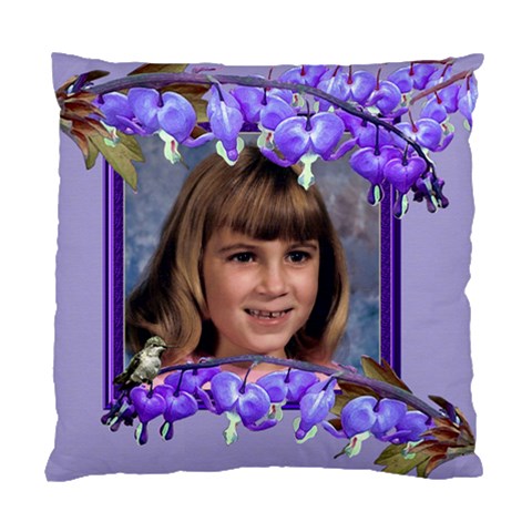 Purple Bleedingheart 3 Standard Cushion Case By Chere s Creations Front