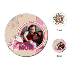 mothers day - Playing Cards Single Design (Round)