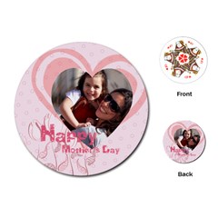 mothers day - Playing Cards Single Design (Round)