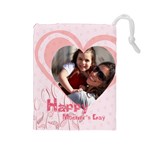 mothers day - Drawstring Pouch (Large)