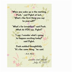 Flag - Pooh quote - Large Garden Flag (Two Sides)