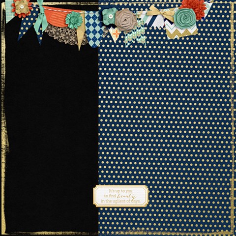 Aspire2 By Lisa Hanks 12 x12  Scrapbook Page - 1