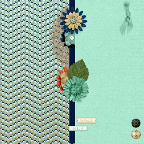 Aspire3 By Lisa Hanks 12 x12  Scrapbook Page - 1