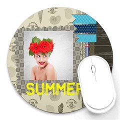 summer - Round Mousepad