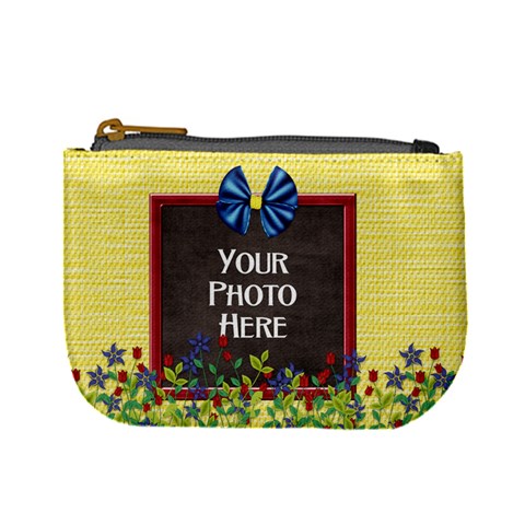 Flowered Coin Bag By Lisa Minor Front