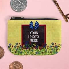 Flowered Coin Bag - Mini Coin Purse