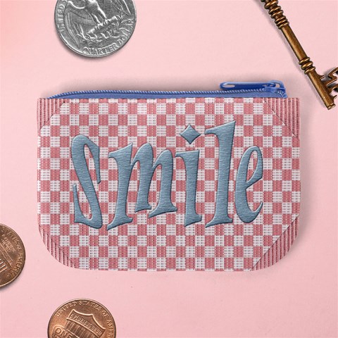 Smile Pip Coin Bag By Lisa Minor Back