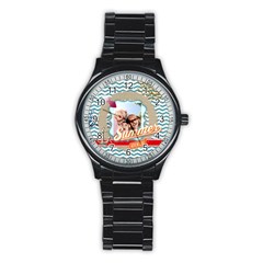 summer - Stainless Steel Round Watch summer - Stainless Steel Round Watch