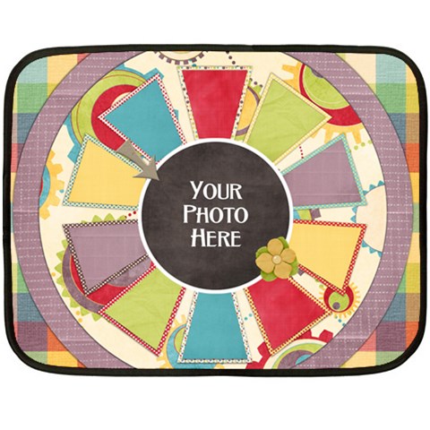 Mini Fleece Summer By Lisa Minor 35 x27  Blanket