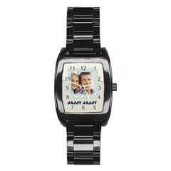 dad - Stainless Steel Barrel Watch dad - Stainless Steel Barrel Watch