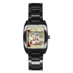 dad - Stainless Steel Barrel Watch dad - Stainless Steel Barrel Watch