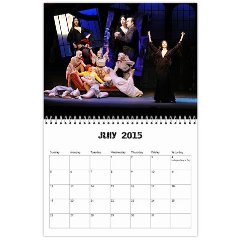 The Addams Family Calendar By Joey Mcdaniel Jul 2015