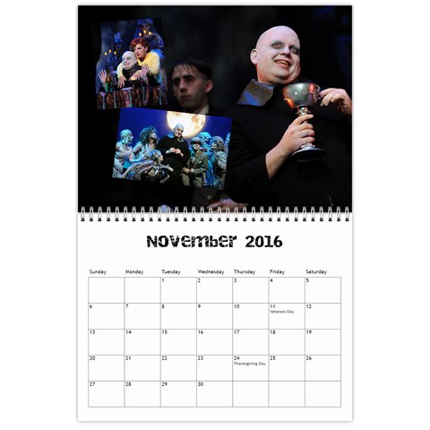 The Addams Family Calendar By Joey Mcdaniel Nov 2016