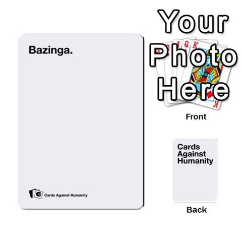 Queen Reptiles White Deck Cah By Billyk Front - DiamondQ