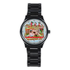 xmas - Stainless Steel Round Watch xmas - Stainless Steel Round Watch