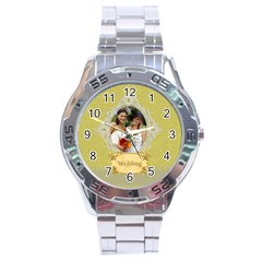 wedding - Stainless Steel Analogue Watch wedding - Stainless Steel Analogue Watch