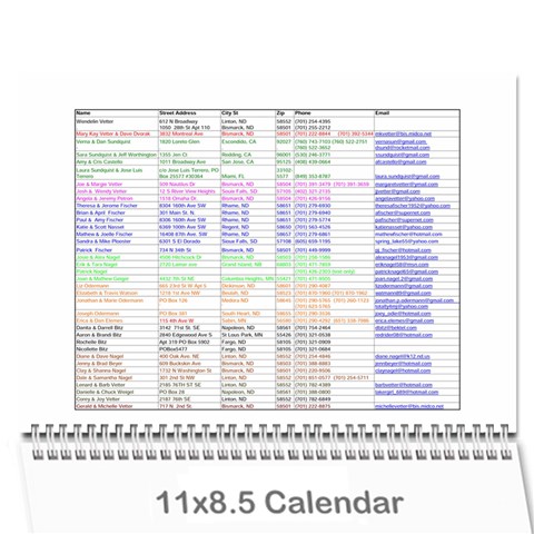 Vetter Calendar 15 Cover