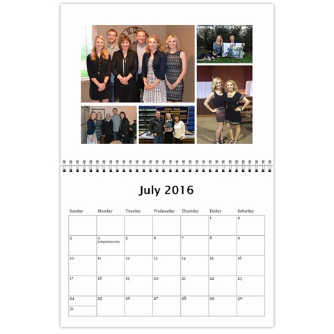 Vetter Calendar 15 Jul 2016