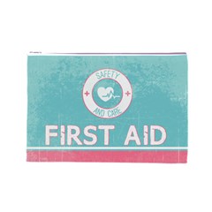 Vintage First Aid Cosmetic Bag - Cosmetic Bag (Large)