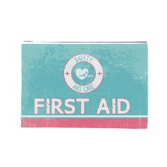 Vintage First Aid Cosmetic Bag - Cosmetic Bag (Large)