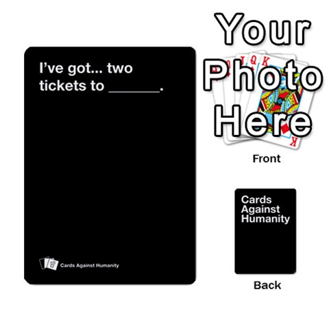Jack Spasmicpuppy Cards Against Humanity Black Deck By Spasmicpuppy Front - HeartJ