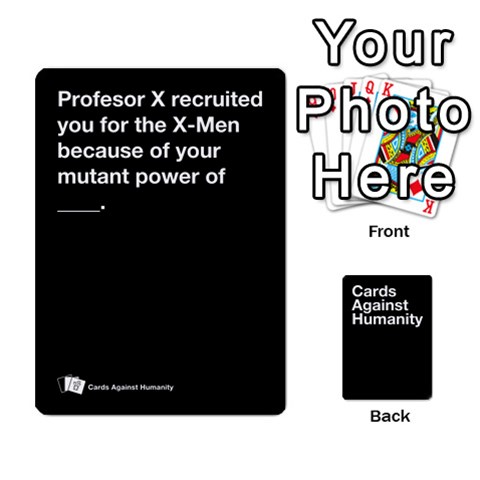King Spasmicpuppy Cards Against Humanity Black Deck By Spasmicpuppy Front - DiamondK
